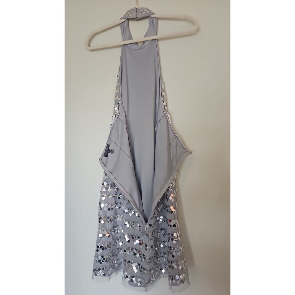Adrianna by Adrianna Papell Women’s Beaded Halter Swing Dress – Size 12 - Picture 5 of 6